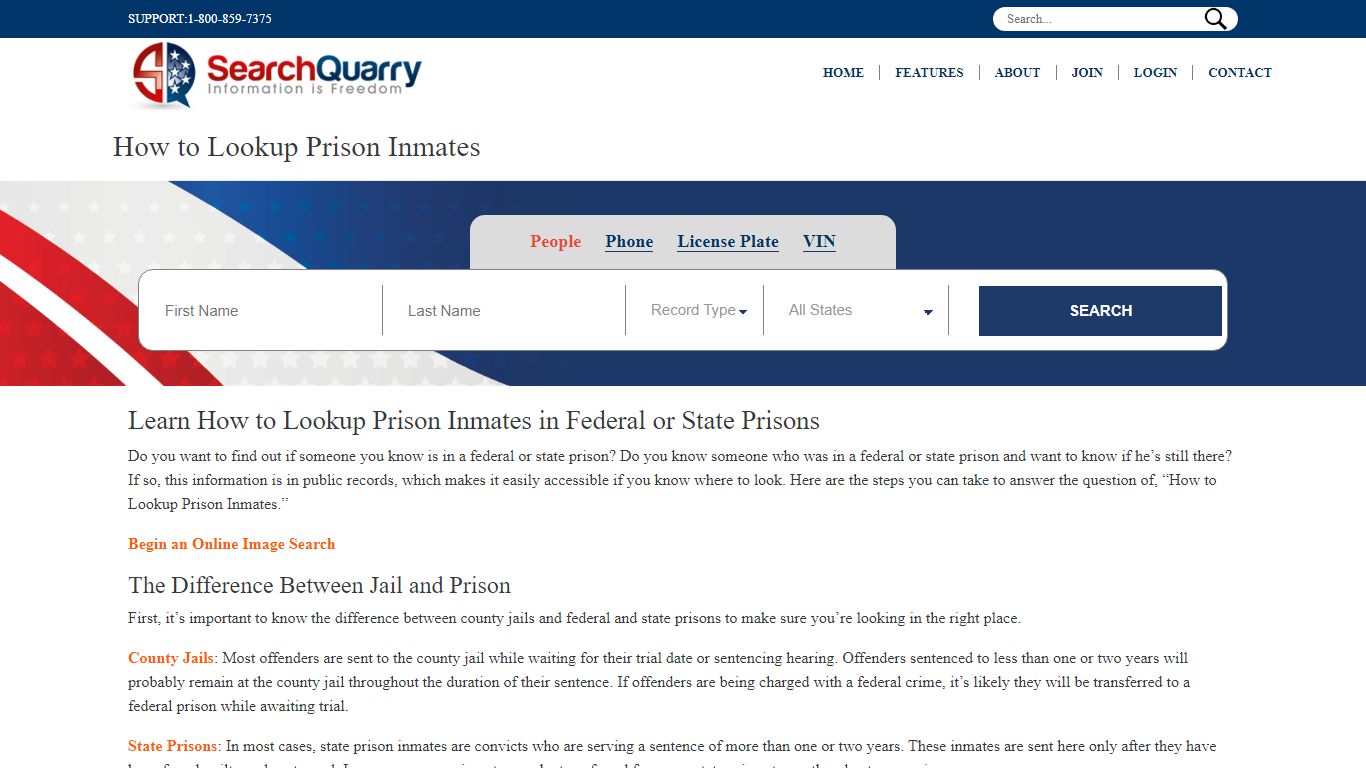 How to Lookup Prison Inmates - SearchQuarry